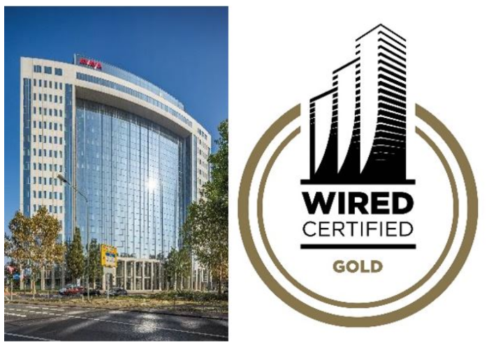 Die WiredScore Zertifizierung zeichnet The Centurion als Gebäude mit erstklassiger digitaler Infrastruktur aus.